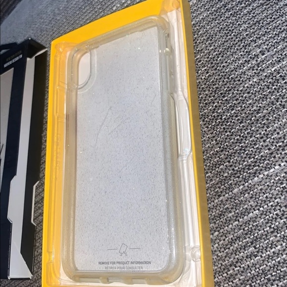 Clear Glitter Otter Box iPhoneXSMax good condition - Picture 4 of 7